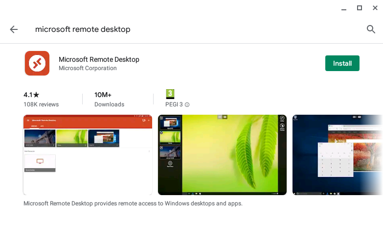 Install RDP