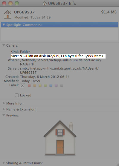 Screenshot of N Drive quote on Mac